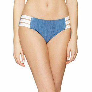 Seafolly Women's Multi Strap Bikini Bottom Blue